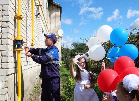 Торжественный пуск газа прошел в рабочем поселке Ветлужский Нижегородской области