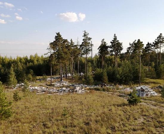Еще один заваленный отходами уголок природы обнаружен в Нижегородской области