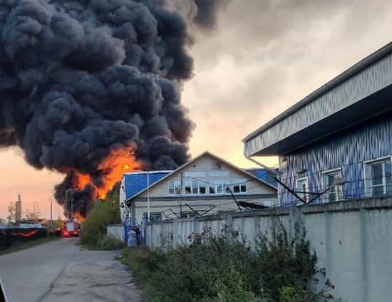 Назван собственник базы, сгоревшей в промзоне «Кудьминская» Нижегородской области
