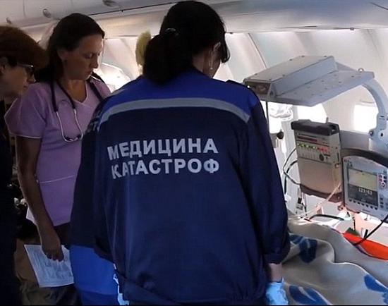 Спецборт МЧС России доставил тяжелобольного ребенка из Курска в Нижний Новгород