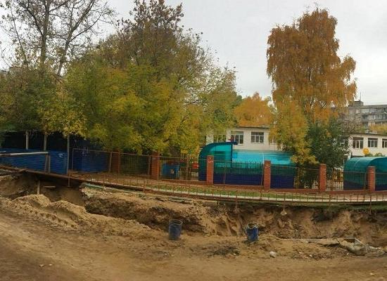 Стала травмоопасна единственная дорога к детсаду «Лучик» в Нижнем Новгороде