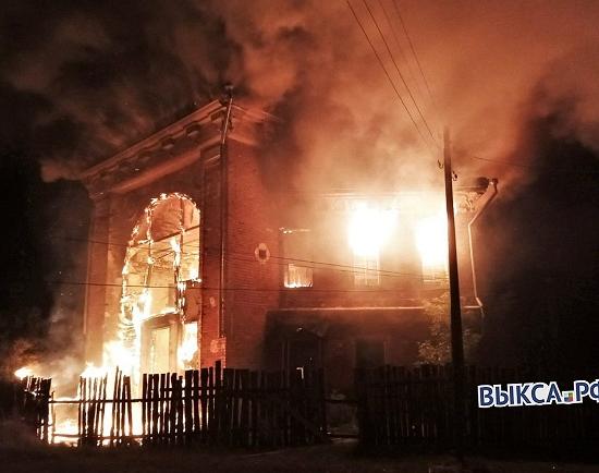 Памятник архитектуры горел в Нижегородской области