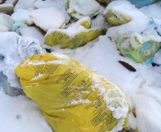 Опасные медицинские отходы предположительно из Нижегородского региона сброшены в Рязанской области
