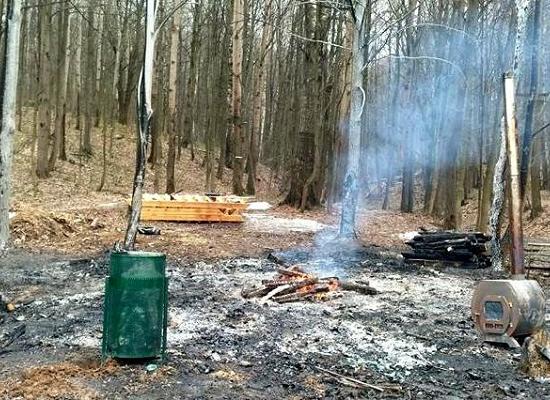 Неизвестные устроили пожар в Щелоковском хуторе Нижнего Новгорода