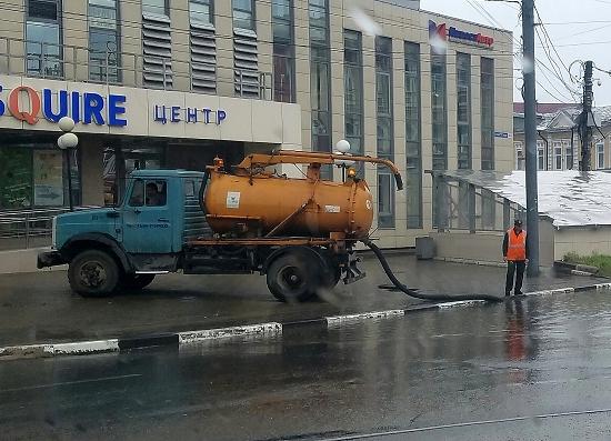 Мэрия рапортует об откачке почти 5000 кубометров воды с улиц Нижнего Новгорода