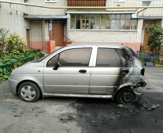 Машина депутата горела минувшей ночью в Нижегородской области