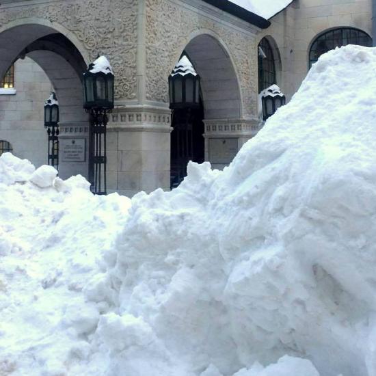 Емкость полигона для складирования снега в Нижегородском районе Нижнего Новгорода почти исчерпана