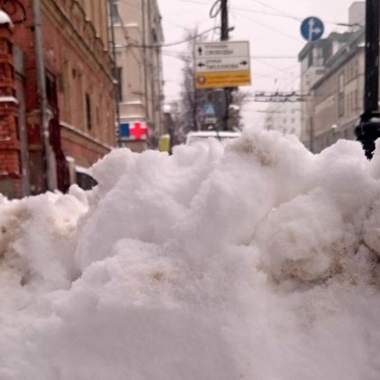 Вывоз снега предусмотрен по минимуму до конца года в Нижнем Новгороде