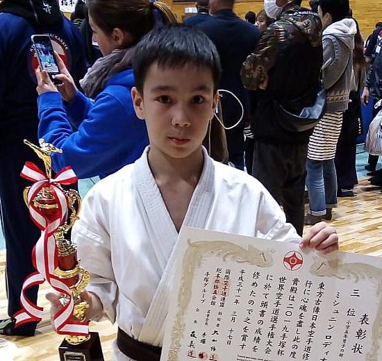 Одиннадцатилетний нижегородец завоевал «бронзу» на первенстве мира по киокушин каратэ в Японии