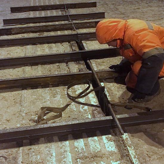 Начат ремонт поврежденного деформационного шва на Мызинском мосту в Нижнем Новгороде