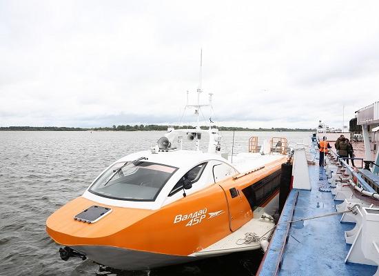 Возобновлены регулярные рейсы судна на подводных крыльях от Нижнего Новгорода до Городца