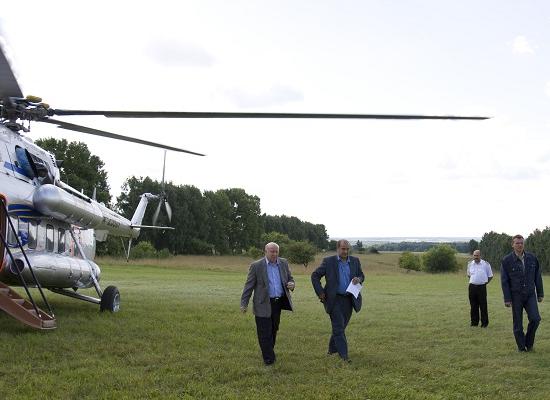 Услуги перевозки на вертолете закуплены управделами правительства  Нижегородской области